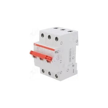 Jistič ABB Izolační odpínač Póly: 3 na přípojnici DIN 25A 415VAC SHD200