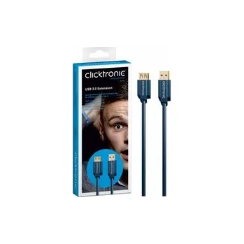 Prodlužovací kabel CICKTRONIC Prodlužovací kabel USB 3.0 zásuvka-zástrčka 3m