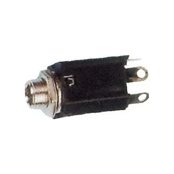 Síťový kabel JACK zdířka 6,3 mono s vyp.kontaktem panelová