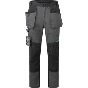 Pracovní oblečení PORTWEST T719 WX3 HOLSTER / Pracovní kalhoty do pasu, slim fit - šedá UK 48/EU 64/66