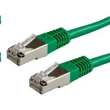 Počítačové příslušenství XtendLan patch kabel Cat6A, SFTP, LS0H - 0,25m, zelený (prodej po 10 ks)