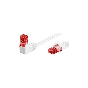 Síťový kabel LAN Patchcord Kabel CAT 6 U/UTP 1x90 BÍLÁ 3m