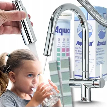 Vodovodní baterie Kuchyňská baterie stojánková Ari SLENDER stříbrná