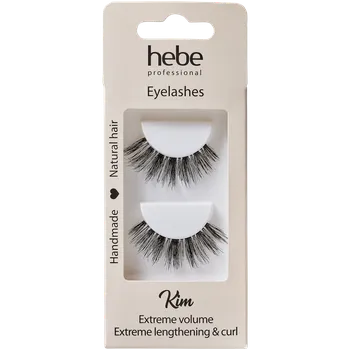 Umělé řasy Hebe Professional Kim přírodní opakovaně použitelné řasy, 1 bal.