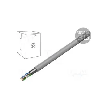 elektrický kabel F/UTP5E-SCU