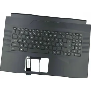Náhradní klávesnice pro notebook Klávesnice pro MSI MS-17L1 MS-17L2 LED RGB 17.3" s opěrkou zápěstí a krytem