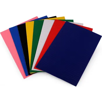 Barevný papír Barevný vlnitý papír / lepenka mix barev