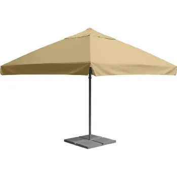 Stínicí technika MVIA Moravia Propag Slunečník ANTHRACITE Plus 3,5 m potah s volánem Béžová