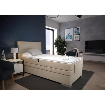 Úložný box BLANÁŘ NÁBYTEK, a.s. Polohovatelný boxspring Margo - jednolůžko ROZMĚR: 90 x 200 cm