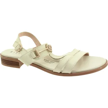 Dámské sandále HISPANITAS Dámské kožené sandály latte HV253952-LATTE-255 Velikost 39