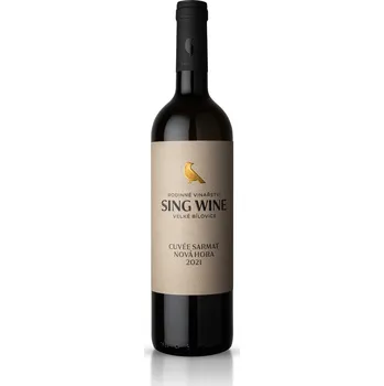 Víno Sing Wine, Cuvée Sarmat, moravské zemské, 2021, 13,0%, 0,75 l, (holá láhev)
