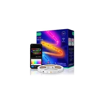 LED páska Smart LED pásek 12V 40LED/m IP44 18W RGB NOUS F4 5m WiFi Tuya