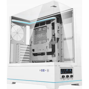 PC skříň Herní počítačová Počítačová Skříň DarkFlash DY450, ATX Midi Tower, skleněná, ARGB