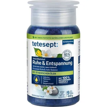 Koupelová kosmetika TETESEPT Mořská sůl do koupele Zklidnění a uvolnění 600&nbsp;g