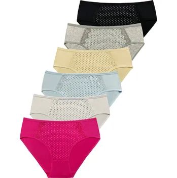 Kalhotky FANNIFEN Dámské 2XL-5XL kalhotky YW4183A - 3 ks v balení Velikost: 3XL