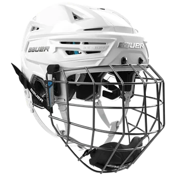 Hokejová helma Helma BAUER S24 RE-AKT155-HELMET-COMBO WHT, M