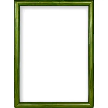 Rám na obraz Fotorámeček Roma Rozměr: 9 x 13 cm, Barva: Zelená, Typ zasklení: Sklo