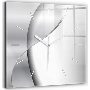 Hodiny Nástěnné hodiny Wallfluent bílé 30 cm