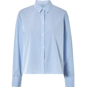 esmara® Dámská košile (modrá/bílá/pruhovaná, S(36/38))