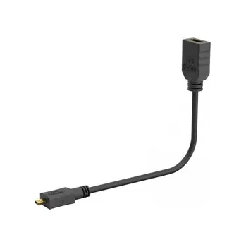 Video kabel Zástrčkový adaptér micro HDMI - gn. HDMI 4K Goobay 15cm