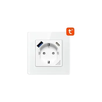 Elektrická zásuvka Smart zásuvka AVATTO N-WOT10-USB-W WiFi Tuya