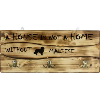 Věšák Šatní ramínko dřevěný Art-Dog, dub rustikální, dub sonoma, retro dřevo, odstíny béžové, odstíny hnědé