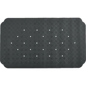 Protiskluzová podložka Spirella protiskluzová podložka do vany RUBY, tmavě šedá, přírodní kaučuk, 70 x 40 cm