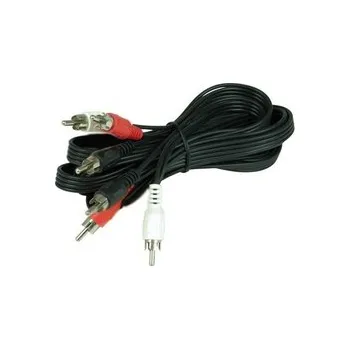 Elektrický konektor Kabel TIPA 3xCINCH konektor/3xCINCH konektor 1,5m