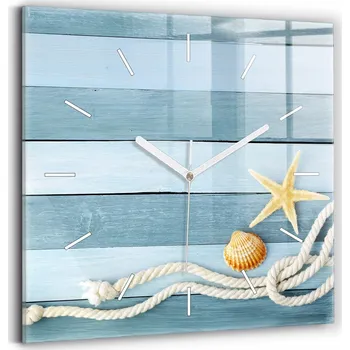 Hodiny Nástěnné hodiny Wallfluent modré 30 cm