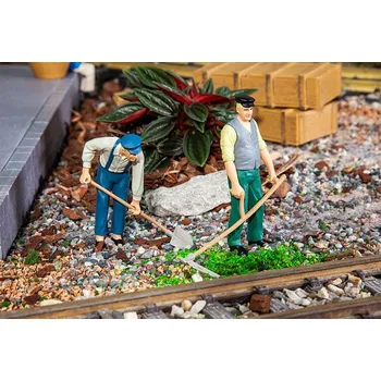 Modelová železnice Postavičky Pracanti 2 ks G - Faller Pola 331507 (Zahradní železnice)