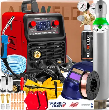 Svářečka Svářečka IDEAL TECNO MIG 210 PULSE 230V 200A MMA TIG LIFT SYNERGIE FLUX