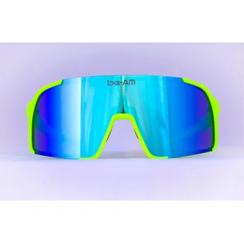 Sluneční brýle be-AM LIFE SENIOR -057S/NEOIB Sluneční brýle na kolo - neon/ledově modrá