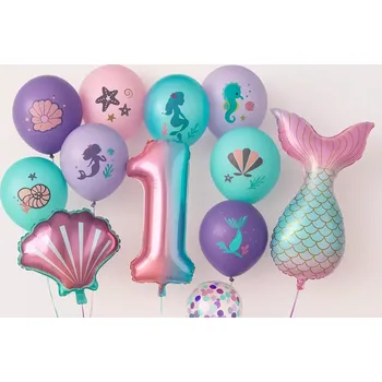 Balónek Balónky Mořská panna číslo 9