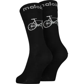 Pánské ponožky MALOJA 39616 StalkM. Socks deep black 36-38