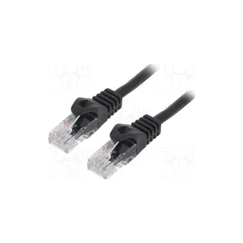 Síťový kabel PP6U-0.5M/BK