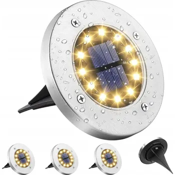 Venkovní osvětlení SOLÁRNÍ ZAHRADNÍ SVĚTLA ZAPICHOVACÍ VODĚODOLNÉ PRO ZAHRADY A PLOTY