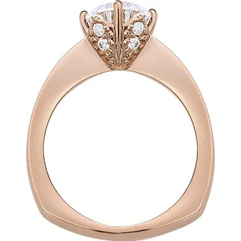 Prsten JK Zlatý prsten s přírodními diamanty Diamant přírodní 14 0,98 ct (6,39 mm) ZP55456