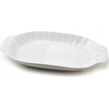 Talíř BASIC Oválný talíř 30,5x17,5x3,4 cm s vroubkováním