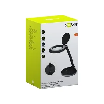 Stojací lampa LUPA kosmetická lampa 6W 80-450 Goobay, stmívatelná