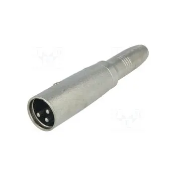Redukce redukce JACK 6,3 mono zdířka/XLR 3p konektor