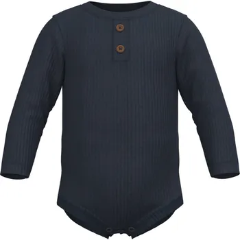 Chlapecké tričko lupilu® Chlapecké body s dlouhými rukávy (navy modrá, 50/56)