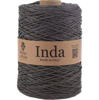 Příze Borgo de Pazzi Inda 40 Grafit (Špagátová příze Inda 40 Grafit)