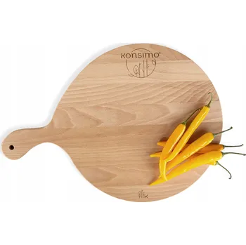 Kuchyňské prkénko Deska na pizzu, krájecí deska KONSIMO LESTE, bukové dřevo, olejovaná
