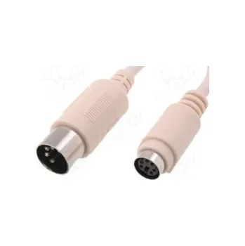 Elektrická zásuvka redukce DIN 5kol.vidlice/PS2 zásuvka 0.15m