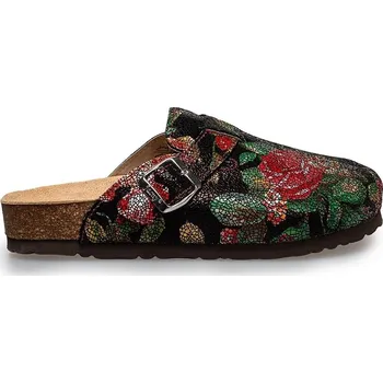 Pánské pantofle Jasný Pantofle TRENTO black roses Velikost: 43