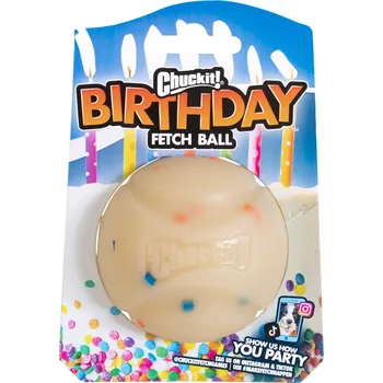 Hračka pro psa Chuckit! Birthday Fetch Ball aportovací míček Ø6,5cm pro psy
