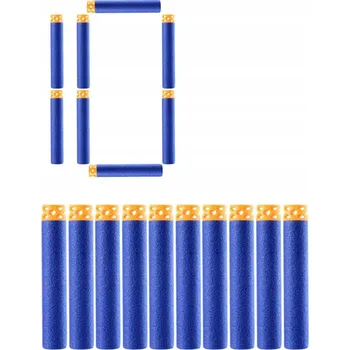 Dětská zbraň Náhradní náboje Ikonka s měkkým hrotem do pistole Nerf 7 cm 10 ks