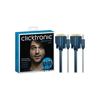 Audio kabel CICKTRONIC VGA kabel s audio Jack 3,5 mm 2m