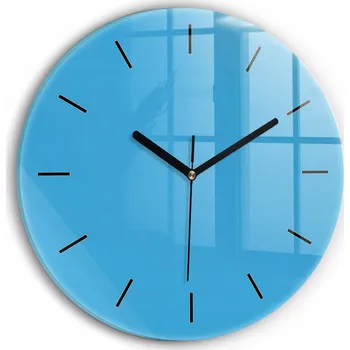 Hodiny Nástěnné hodiny Wallfluente modré 30 cm