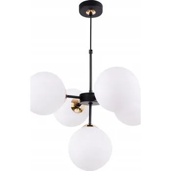 ZÁVĚSNÁ LAMPA STROPNÍ LUSTR ZLATÁ ČERNÁ LOFT